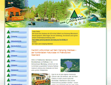 Tablet Screenshot of camping-waldsee.de